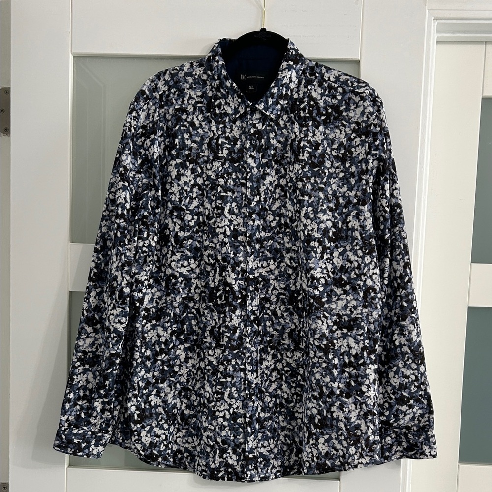 INC International Concepts Abstract Pattern Shirt